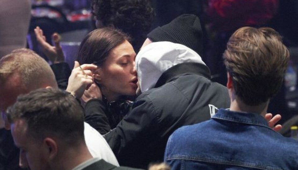 Selvom Sarah Grünewald ikke tog kæresten Benjamin med på 'Zulu Awards' røde løber, så var han alligevel med i offentligheden for første gang (Foto: Janus Nielsen).