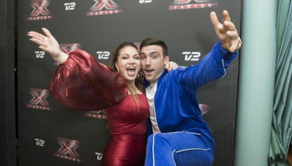X Factor 2020.Ilona Mihaela Artene ogKaspar Andersen aka Kali. (Foto: Henrik R. Petersen)