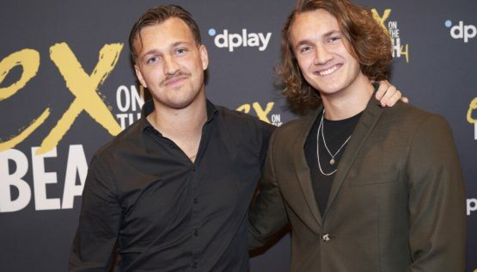 Jonas og Mark er brødre, og de ankom sammen til premierefesten på 'Ex on the Beach' sæson fire (Foto: Janus Nielsen)
