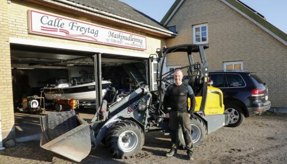 Hjemme hos Calle Freytag fra 'Kærlighed hvor kragerne vender'. (Foto: Niels Henrik Dam).
