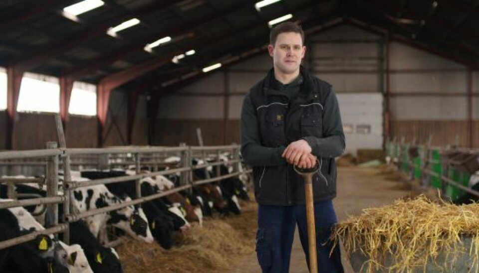 Brian er venner med Troels fra sæson 5 af 'Landmand søger kærlighed'. Det var ham, der opfordrede Brian til at tilmelde sig programmet. (Foto: Ian Devald / TV 2)
