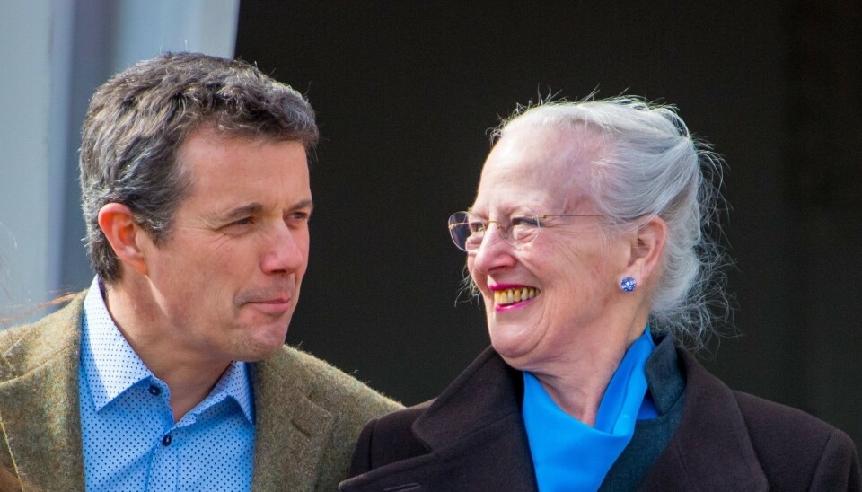 Dronning Margrethe og kronprins Frederik (Foto: Scanpix Danmark)