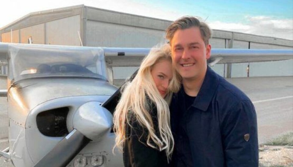 Sabrina og Peter. Billedet lagde Peter på Instagram den 2. maj. (Foto: Privat)