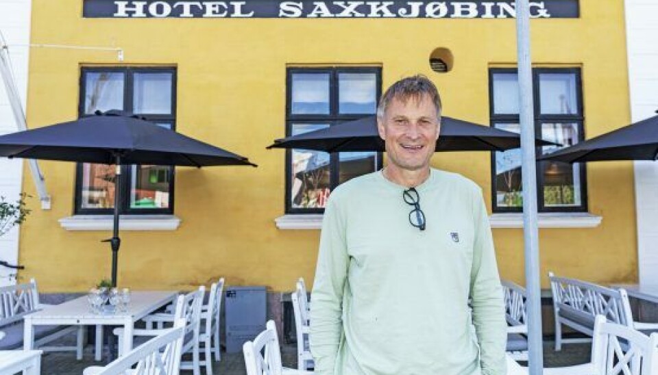 I 2006 købte Claus Meyer Hotel Saxkjøbing sammen med to andre, og efter fire års ombygning for 40 millioner kroner står hotellet i dag, som han drømte om (Foto: Klaus Bo Christensen)