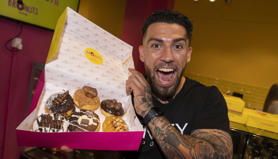 Der er ingen tvivl om, at Türker er stolt af det, han har opnået med sin donutskæde Bronuts (Foto: Anthon Unger).