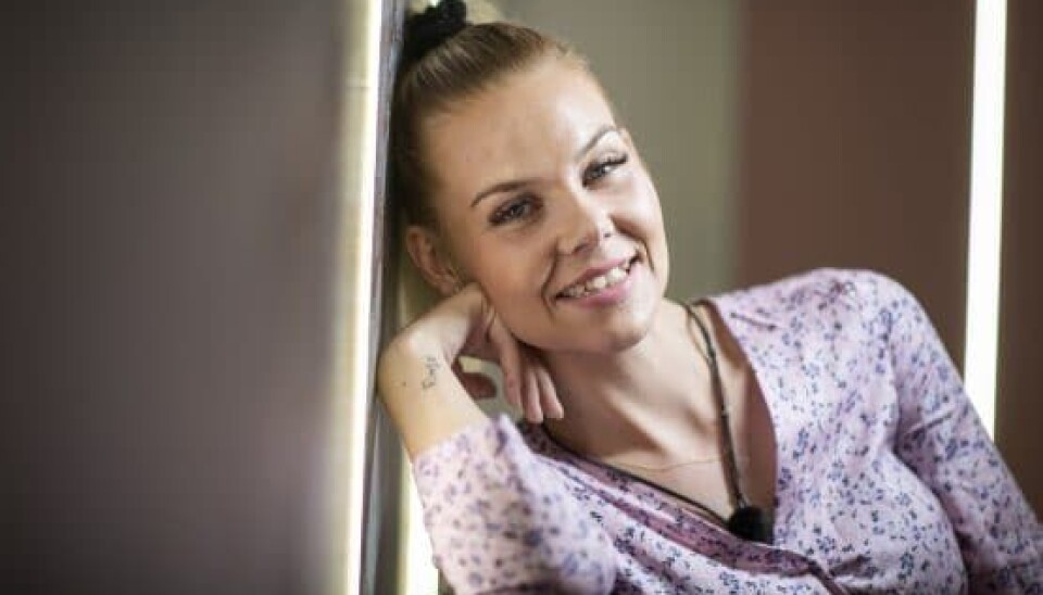 Melina Buur er Lennys kæreste, som også er med i Singletown. (Foto: Anthon Unger)