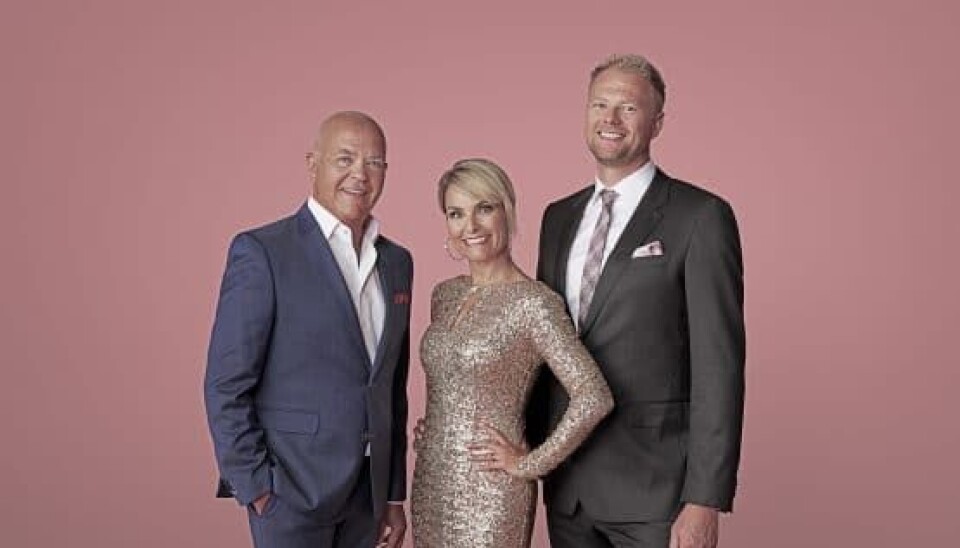 Det bliver som altid fest og farver, når TV2 Charlies Hjertegalla sendes d. 22. august med denne toptrimmede trio (Foto: Bo Nymann)
