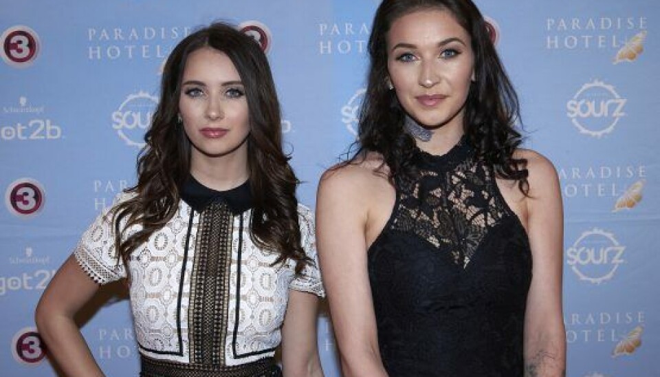 Nikita Klæstrup og søsteren Sasha Klæstrup, 'Paradise Hotel' 2016.(Foto: Janus Nielsen)