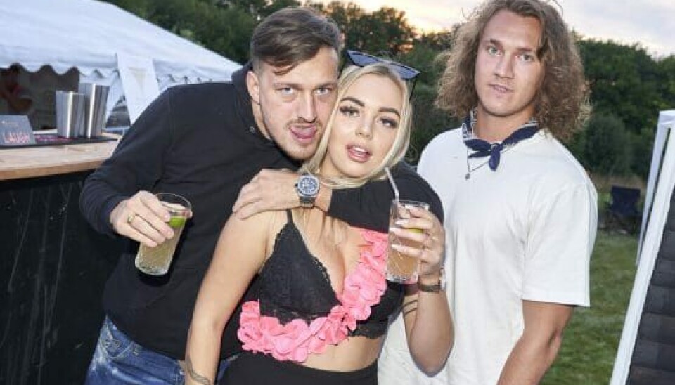 Selvom luften er kold mellem Justina og Mark, så har Justina og Jonas et godt forhold til hinanden (Foto: Janus Nielsen)