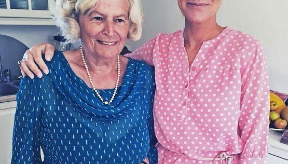 - Det billede her er sådan, jeg vil huske min mor. Ikke som det foto, politiet viste mig af hendes lig. Fotografiet blev taget året inden mordet (Foto: Privat)