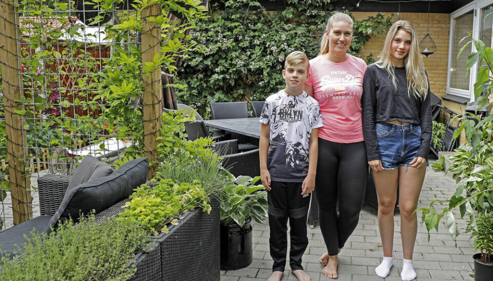 Michelle har to børn, Malik og Angelina (Foto: Niels Henrik Dam)