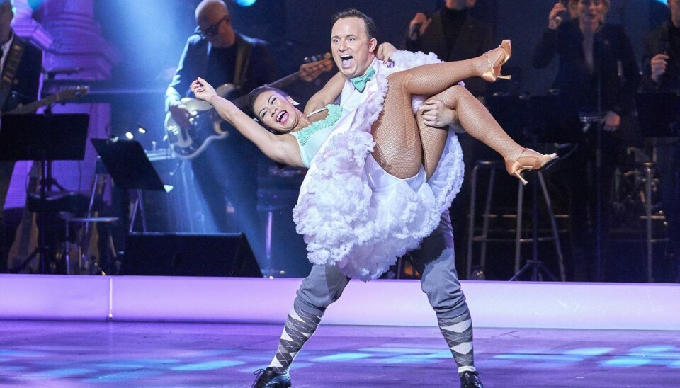 Dak blev første gang et kendt ansigt, da hun i 2017 medvirkede i 'Vild med dans' med dansepartneren Thomas Evers Poulsen (Foto: Janus Nielsen)