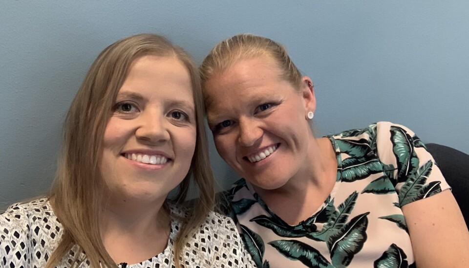 Tina og Isabel har genfundet kærligheden under optagelserne til 'Fede forhold' (Foto: Privat)