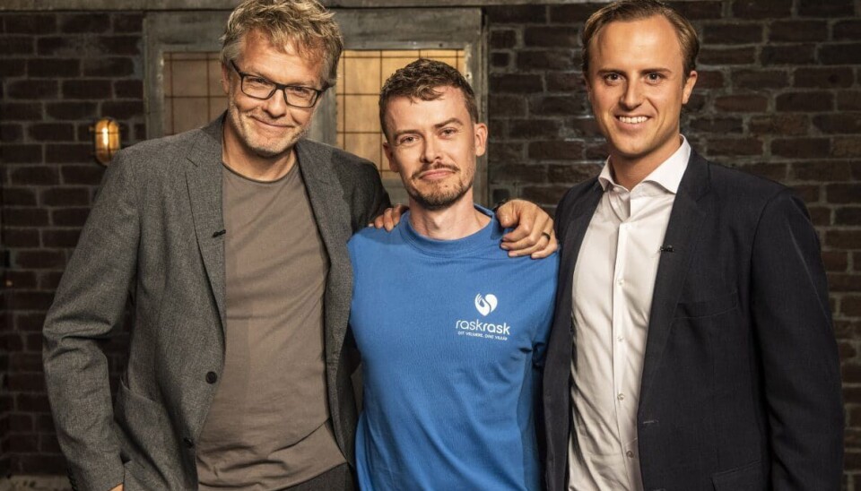 Både Jan Lehrmann og Christian Arnstedt investerede i sidste sæson i massør-virksomheden RaskRask, der har lavet en onlineplatform, hvor man kan finde og booke en massør (Foto: Carsten Andersen / DR)