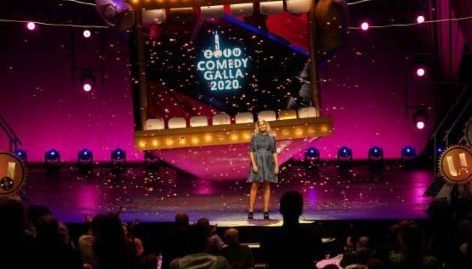 Sofie Linde som vært på årets ZULU Comedy Galla (Foto: Anthon Unger.)