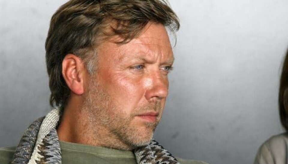 Mikael Persbrandt til pressemøde på 'Hævnen', 7. oktober 2009 (Foto: Michael Stub)