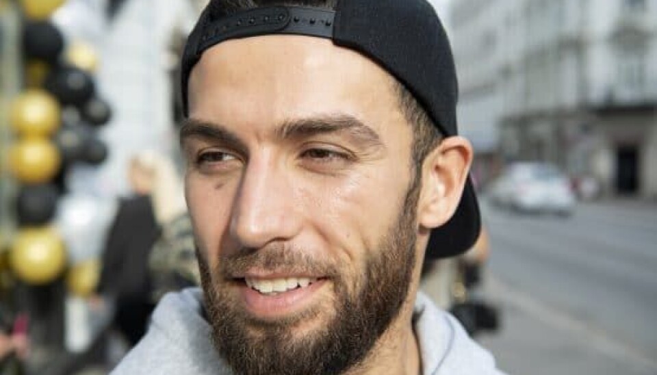 Et slag på venstre øje fra Mathias Lynge (Foto: Anthon Unger)