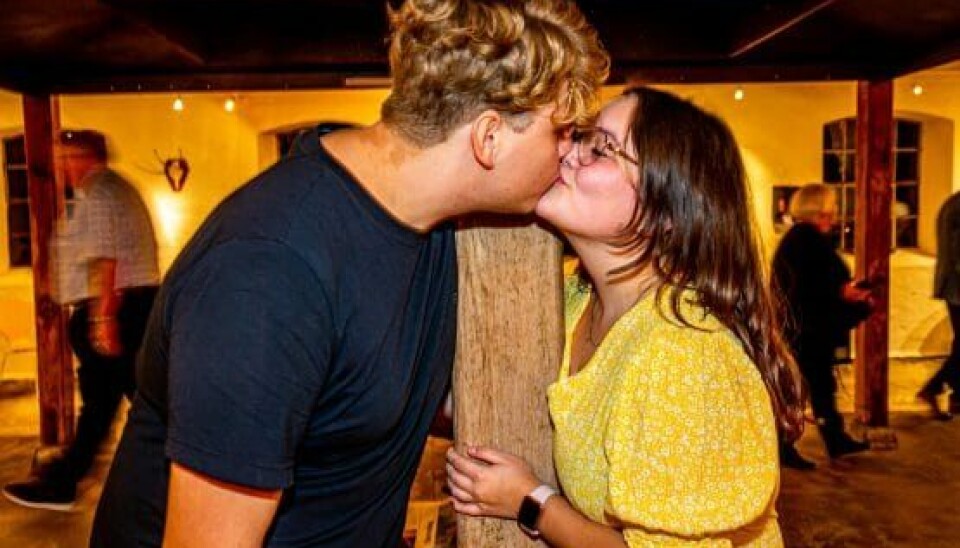 Stephanie og kæresten Jeff har været sammen i tre år. De kender hinanden tilbage fra syvende klasse, hvor de havde fransk sammen, og dengang var de også kærester i en kortere periode (Foto: Michael Stub)
