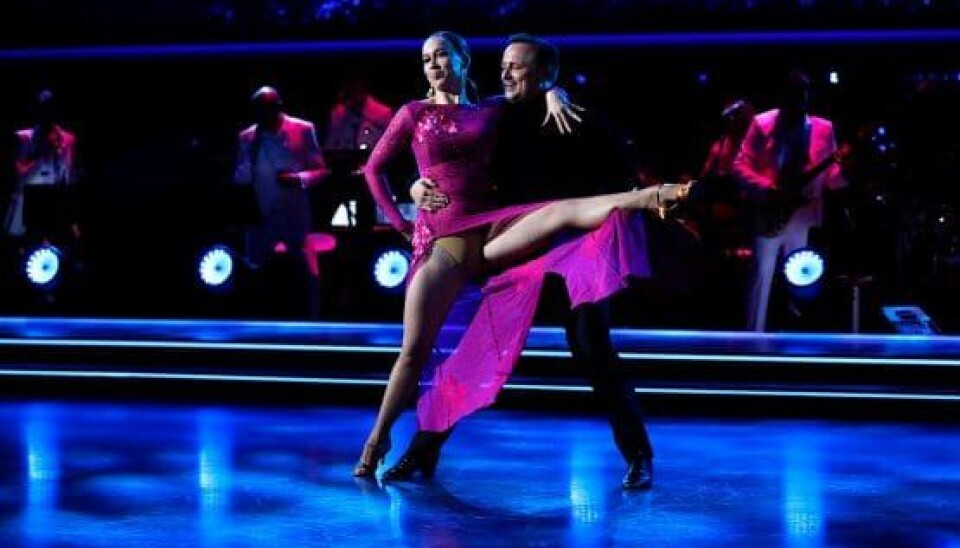 Merete Mærkedahl og Thomas Evers Poulsen dansede rumba i 'Vild med dans' program seks (Foto: Henrik R. Petersen)