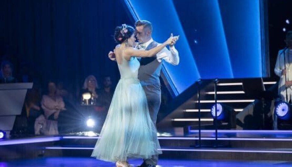 Silas og Nukâka i en slowfox. (Foto: Henrik R. Petersen.)