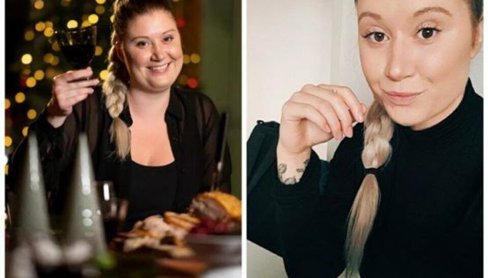 Der er en tydelig forskel på Nanna i 'MasterChef jul' og Nanna i dag (Foto TV3/Privat)