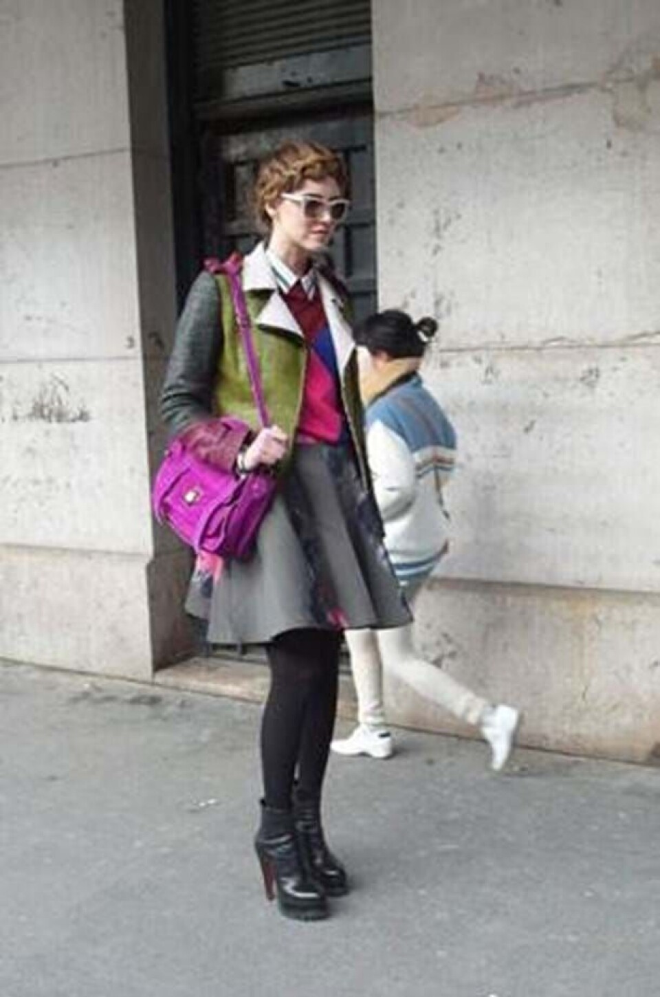 Se fransk lækkerhed på gaden til Paris Fashion Week i marts 2013