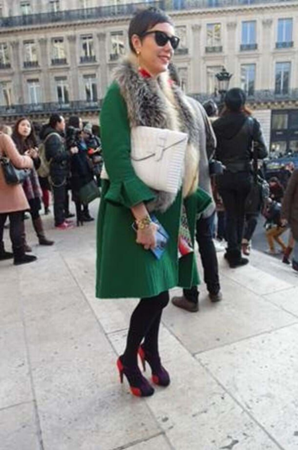 Se fransk lækkerhed på gaden til Paris Fashion Week i marts 2013