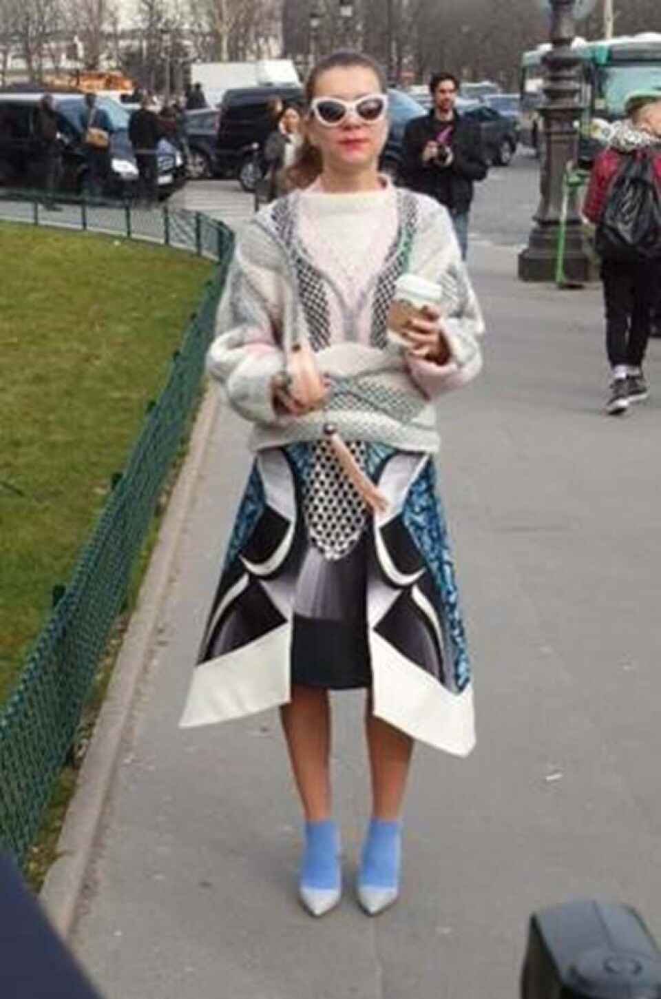 Se fransk lækkerhed på gaden til Paris Fashion Week i marts 2013