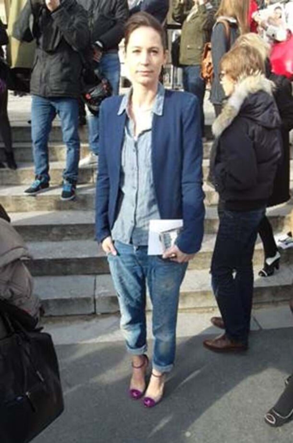 Se fransk lækkerhed på gaden til Paris Fashion Week i marts 2013