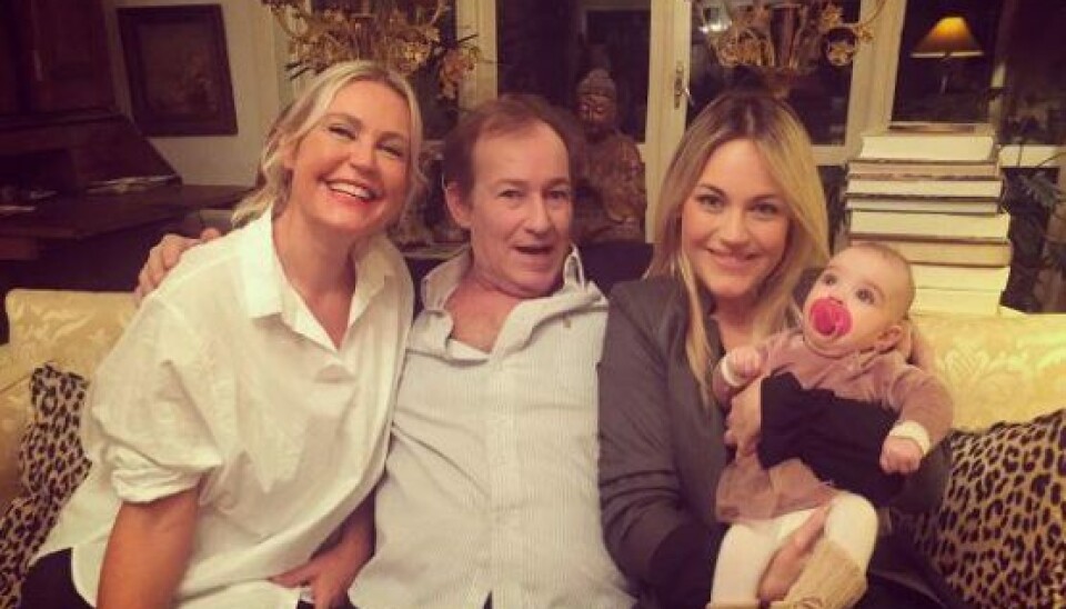 Amalies mor og far og lille Josephine (Foto: Privat)