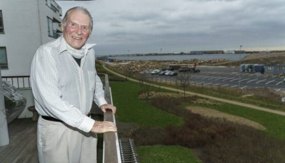 Klaus Pagh opholdte sig mest i hjemmet i sin sidste tid på grund af frygt for coronasmitte. Heldigvis nød han godt af sine to altaner - og ikke mindst konen Nancy (Foto: Klaus Bo Christensen)