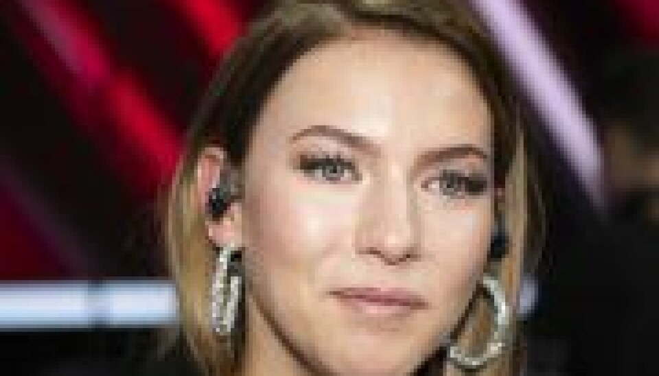 Finalist Mathilde Caffey til finaleshow i 'X Factor' (Foto: Anthon Unger)