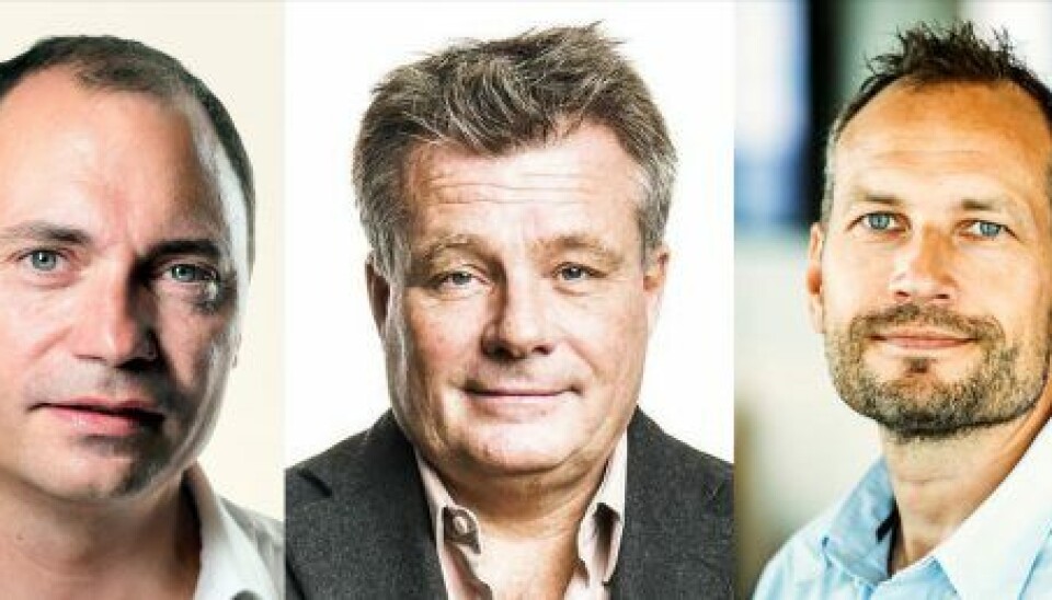 Tommy Ahlers, Peter Warnøe og Martin Thorborg - hvem har ikke været løve? (Foto: Steen Brogaard & PR)