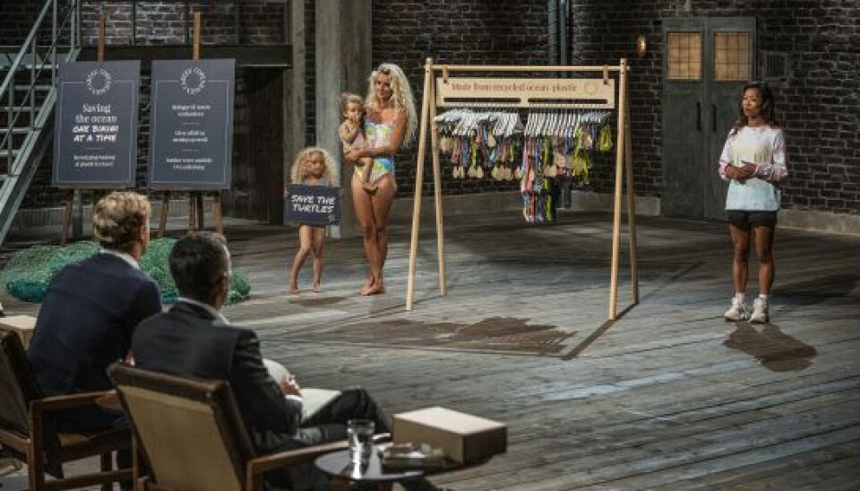 Katrine og virksomheden Copenhagen Cartel i 'Løvens hule' sæson seks (Foto: Per Arnesen/DR)