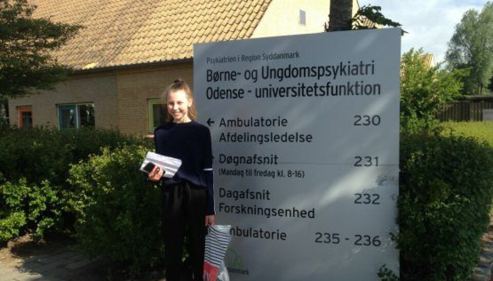 Julie har ad to omgange været indlagt på psykiatrisk afdeling (Foto: Privat)