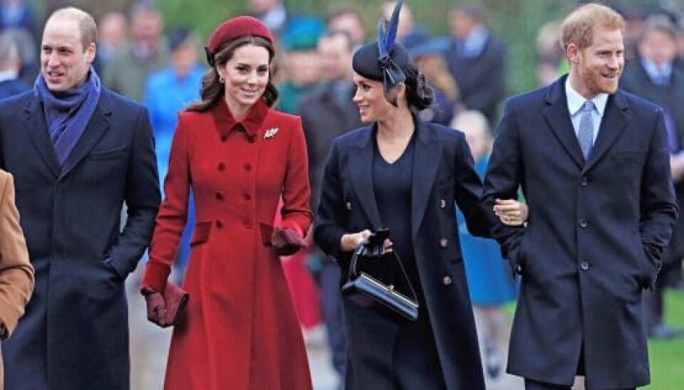 Rollen som andenviolin bekom efter sigende ikke Meghan Markle særlig godt. Og derfor flyttede hun og Harry til USA, mens William og Kate blev i England, hvor de en dag skal være konge og dronning (Foto: Getty Images)