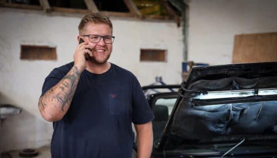 Mathias fra 'Kærlighed hvor kragerne vender'.(Foto: Anders Brohus/TV 2)