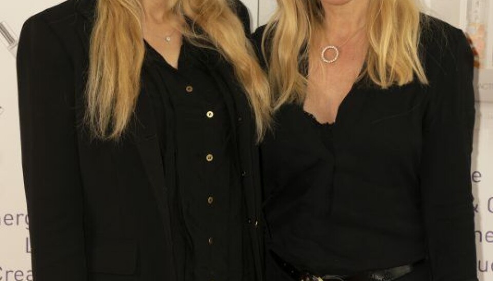 Thalia Pitzner sammen med sin mor Katerina Pitzner. (Foto: Anthon Unger)