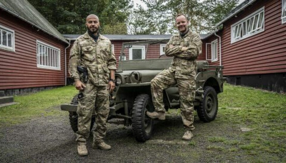 Dar Salim og Jacob Riising (Foto: Per Arnesen)
