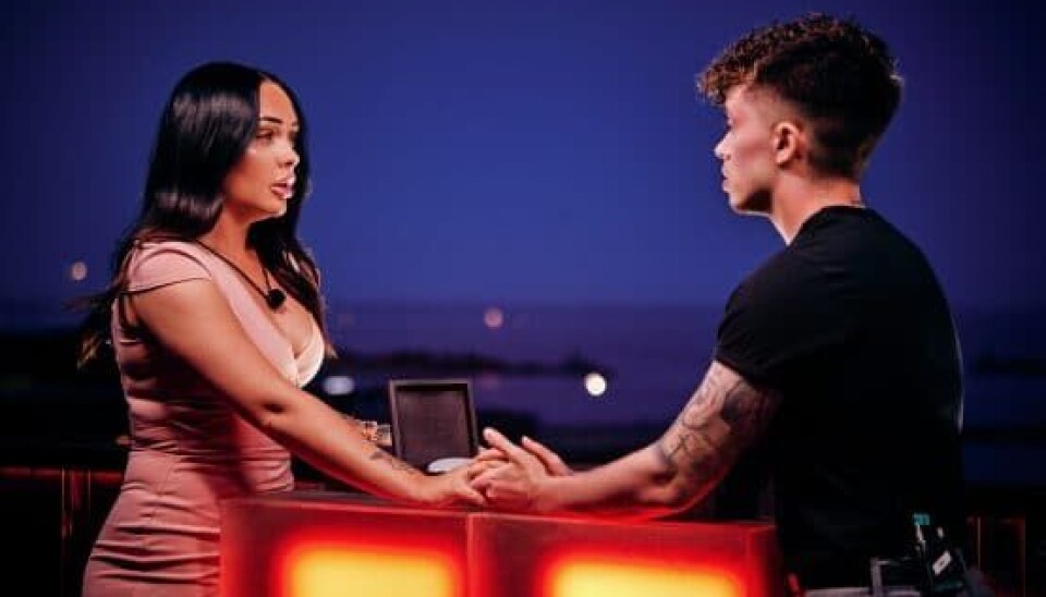 Mick og Freja deltog i løbet af sommeren i den ultimative kærlighedstest i 'Singletown'. (Foto: Discovery Networks Denmark.)