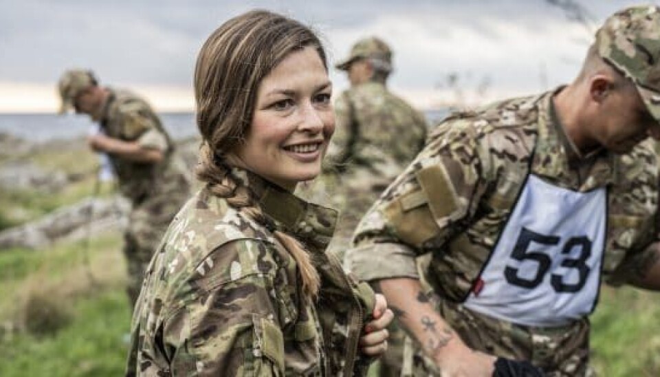 Laila Friis-Salling i 'Stjerner i trøjen'. (Foto: Foto: Per Arnesen)