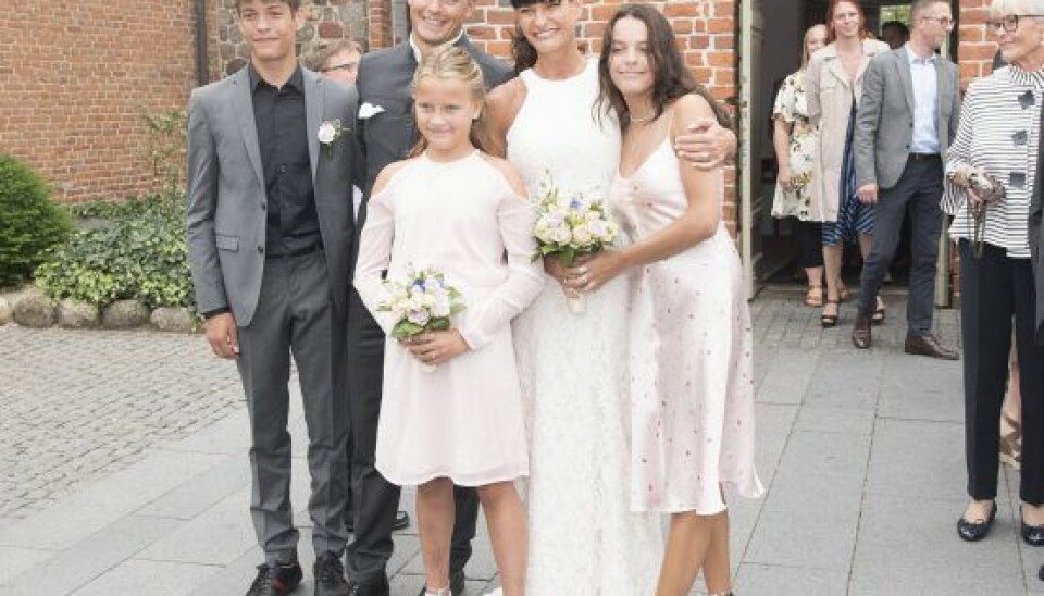 Mai-Britt Vingsøe og Ole Haugårds bryllup i Stenløse Kirke (Foto: Peter Hauerbach)