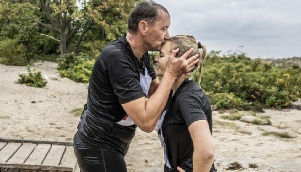 Jesper Skibby og Thalia Pitzner i 'Stjerner i trøjen'. (Foto: Foto: Per Arnesen)