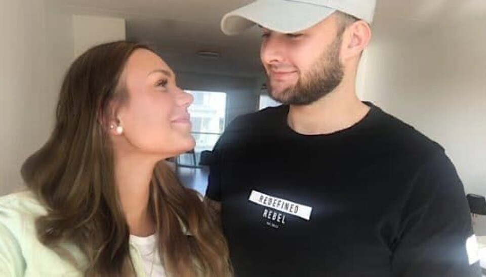 Louise og Malthe er nu ikke længere sammen (Foto: Privat)