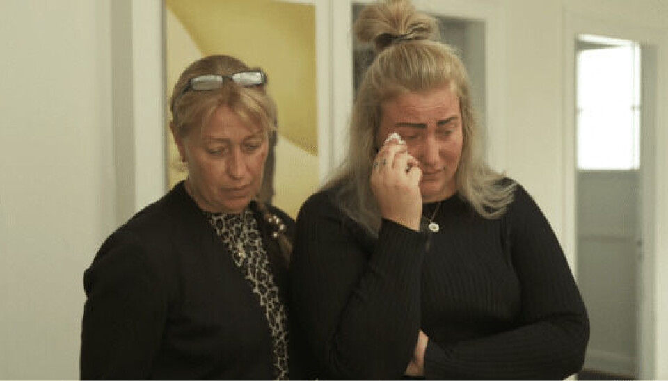 Christina sammen med hendes mor (Foto: TV3)