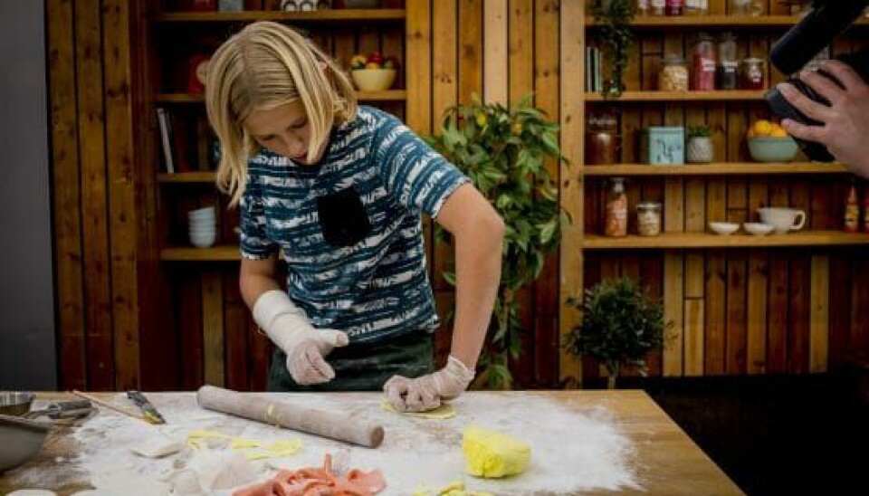 William var lettet over at få en uge mere i bageteltet, så han også kunne nå at få gipsen af (Foto: Carsten Mol)