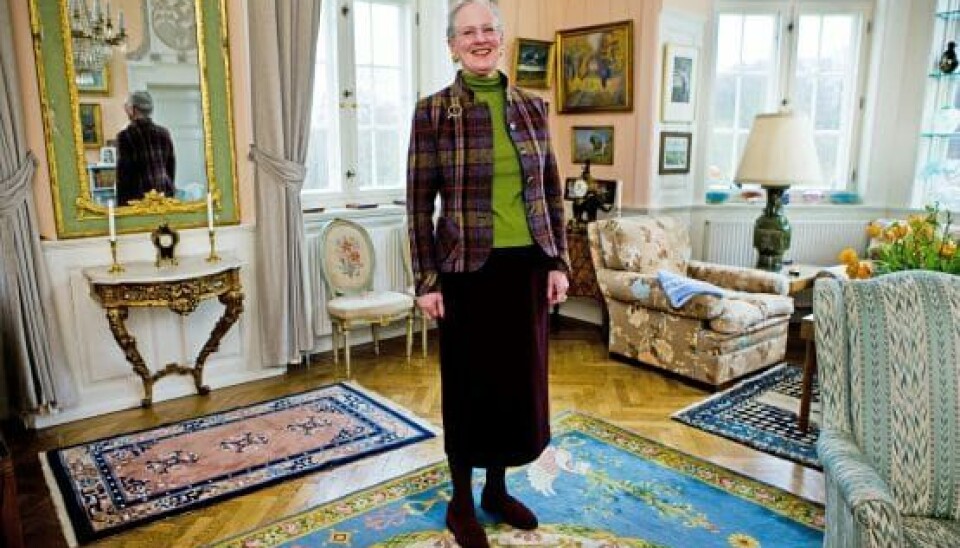 I fredags tog dronning Margrethe hul på sin 10 dage lange påskeferie på Marselisborg Slot (Foto: Jan Dagø/Jyllands-Posten/Ritzau Scanpix)