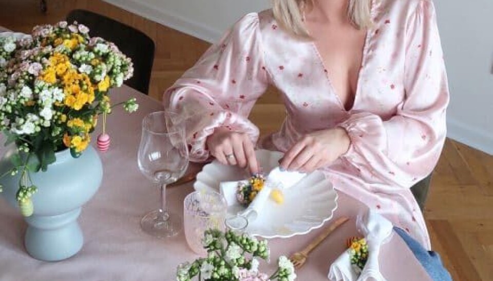 Inspiration til et flot påskebord med Julie von Lyck (Foto: privat)