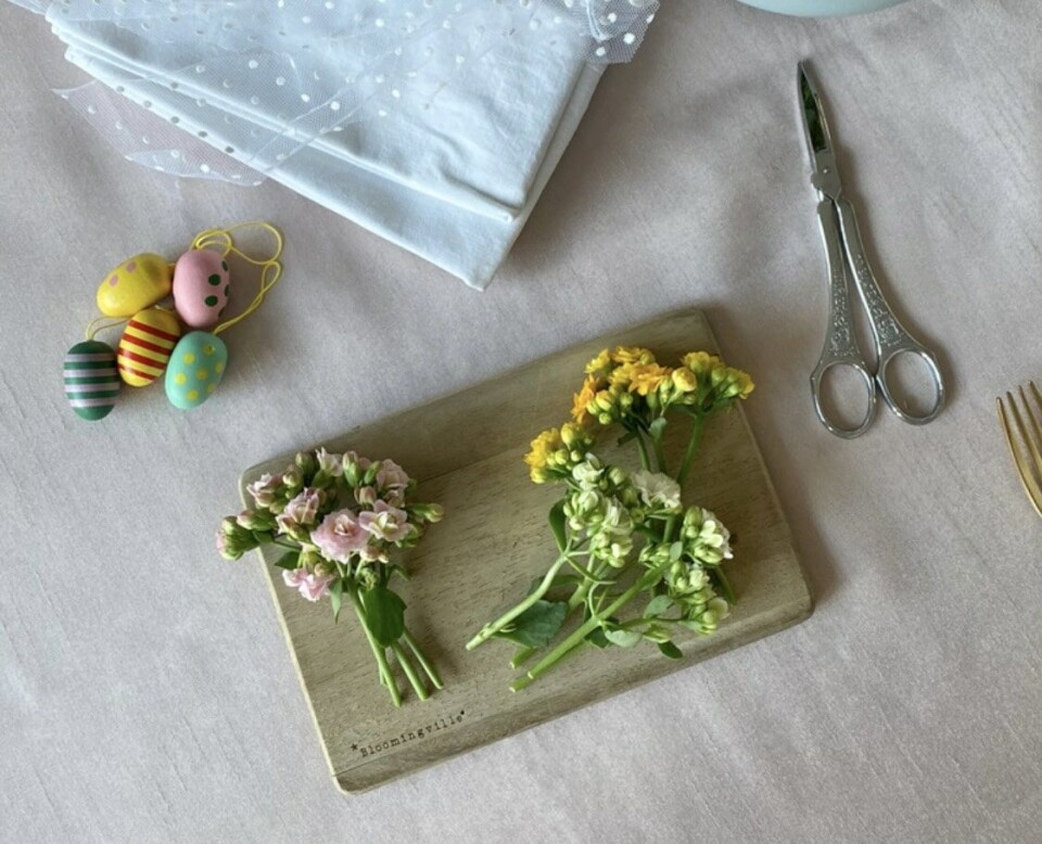 Inspiration til et flot påskebord med Julie von Lyck.