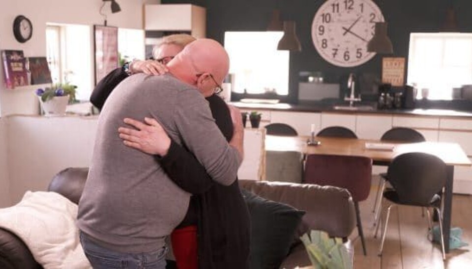 Esben og Connie i 'Luksusfælden' (Foto: TV3)